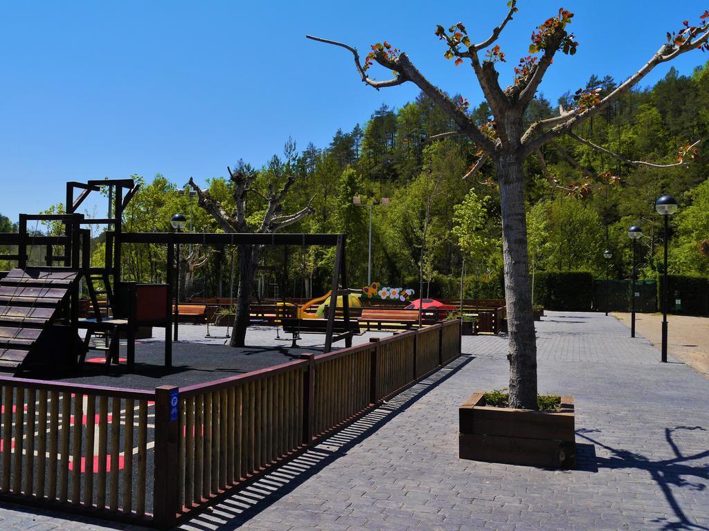 Càmping Riera Merlès Borreda Bagian luar foto